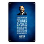 A4 Metal/Tin Poster – I Have a Dream – Martin Luther King Jr