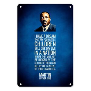 A4 Metal/Tin Poster - I Have a Dream - Martin Luther King Jr
