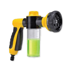 Foam Spray Gun for Garden Watering & Car Wash with 8 Spray Patterns